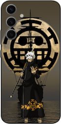 Trafalgar Law One Piece Umschlag Rückseite Silikon Schwarz (Galaxy S24+)