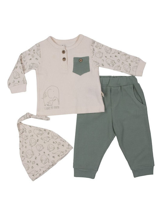 Bubbles Lover Baby Bodysuit Set with Pants Veraman