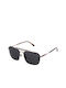 Carolina Herrera Men's Sunglasses with Gray Metal Frame and Gray Lens SHE 159 0627