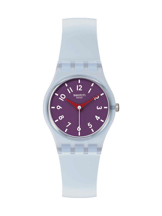 Swatch Swatch Women's Watch with Blue Rubber Strap