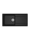 Elleci Life 480 LG248040 Drop-In Sink Synthetic Granite W100xD50cm Nero