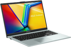 Asus Vivobook Go 15 E1504FA-NJ936W 15.6" FHD (Ryzen 3-7320U/8GB/512GB SSD/W11 Acasă) Verde Gri (Tastatură Internațională Engleză)