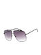 Guess Men's Sunglasses with Black Metal Frame and Gray Gradient Lens GF0239 02B