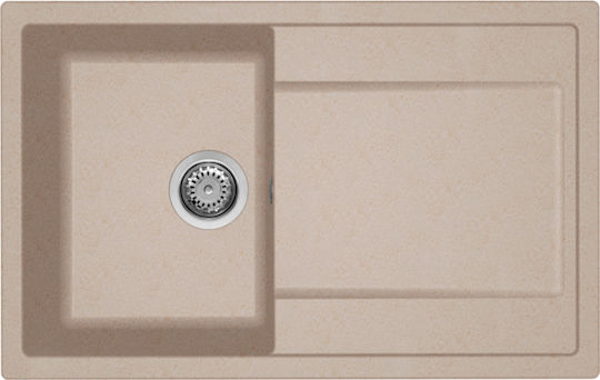 Elleci Life 300 LG230051 Drop-In Мивка от Синтетичен Гранит Ш79xД50см Avena