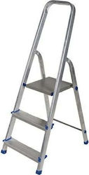 AWTools Aluminum Step Ladder 3 Steps 3ST.150KG 26cm