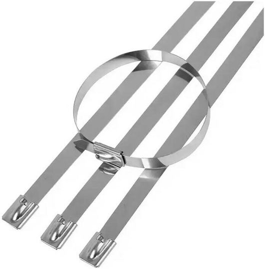 Cable Ties Plastic 200mmx4.6mm In Gray Colour 100pcs DA128