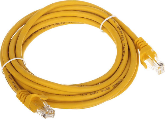 Rbline U/UTP Cat.5e (Gigabit) Καλώδιο Δικτύου Ethernet 3m Κίτρινο