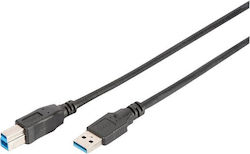 Digitus DB-300115-018-S USB 2.0 USB-A-Stecker zu USB-B-Stecker 1,8m