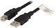 EFB USB 2.0 Cable USB-A male - USB-B male Μαύρο 1m K5256SW.1