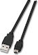 EFB USB 2.0 Cable USB-A male - mini USB-A male Μαύρο 1.8m