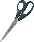 Q-Connect Scissors 21cm with Metallic Blade Black