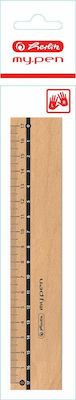 Herlitz Ruler Wooden 17cm