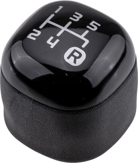 NTY Buton schimbător viteze pentru Fiat Panda 2012+ Negru