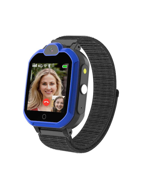 Pthtechus Kinder-Smartwatch mit GPS Blau