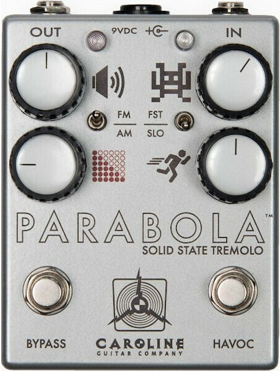 Caroline Effects Parabola Solid State Tremolo Pedale Wirkung Tremolo E-Gitarre