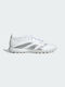 Adidas Predator 24 League TF Low Football Shoes with Molded Cleats White