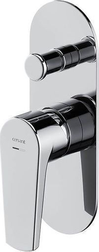 Cersanit Built-in Faucet Mixer for Bathtub Silver