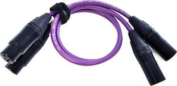 Melodika 2 x XLR male - 2 x XLR female 0.5m MD2X05