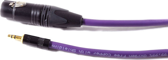 Melodika Cable XLR male - 3.5mm male Μωβ 17m (3.5MM)