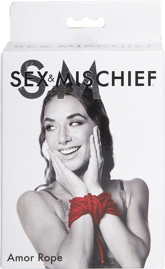 Sportsheets Amor Σχοινί Δεσίματος σε Κόκκινο Χρώμα