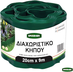 Grasher Πλαστική Μπορντούρα Κήπου 20cm x 9m
