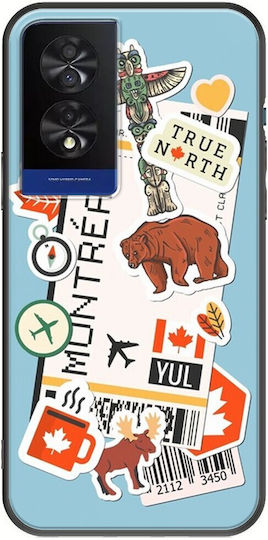 Ticket Back Cover Silicone Multicolour (TCL 40 NXTPAPER 4G)