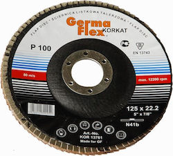 Germaflex Δίσκος Λείανσης Μετάλλου και Ξύλου 125mm