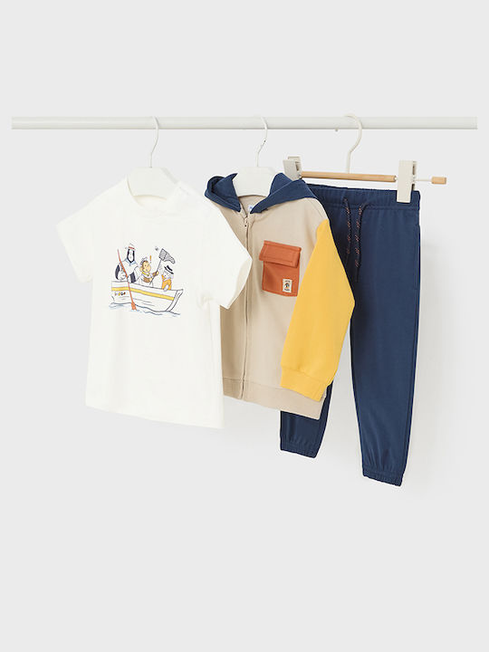 Mayoral Kids Sweatpants Set Multicolour 3pcs