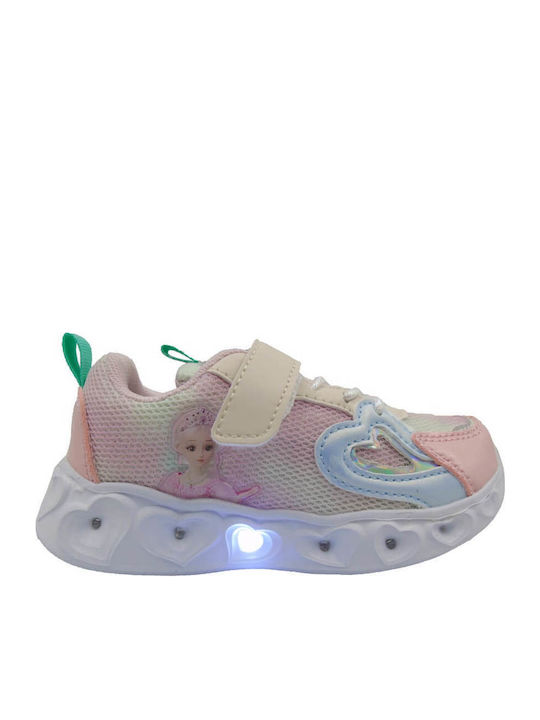 Παιδικά Sneakers με Σκρατς Ροζ