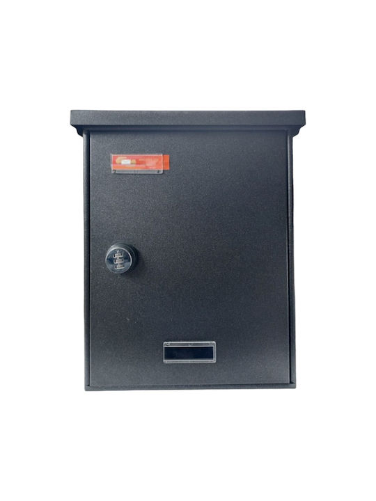Viometal Outdoor Mailbox Metallic in Gray Color