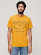 Ovin Cooper Label Script Tricou Galben