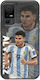 Football Stars Julian Alvarez Argentina Задна корица Силикон Многоцветен (TCL 40 NXTPAPER 5G)