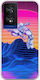 Neon Astronaut Back Cover Silicone Multicolour (TCL 40 NXTPAPER 4G)