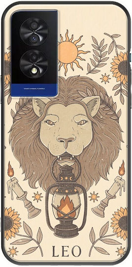 Zodiac Leo Back Cover Silicone Multicolour (TCL 40 NXTPAPER 4G)