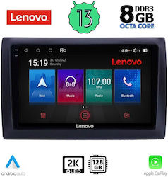 Lenovo Sistem Audio Auto pentru Fiat Stilo 2001-2007 (Bluetooth/USB/AUX/WiFi/GPS/Apple-Carplay/Android-Auto) cu Ecran Tactil 9"