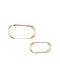 Wall Shelves Jessica Gold 2 Pieces 43x10x18 cm