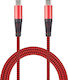 2GO USB 2.0 Cable USB-C male - USB-C Red 1m (797195)