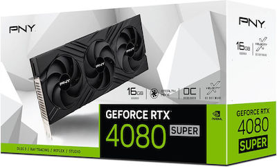 PNY GeForce RTX 4080 Super 16GB GDDR6X TF VERTO OC Grafikkarte