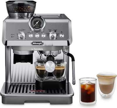 De'Longhi La Specialista Arte Evo 1450W Druck 15bar für Cappuccino mit Mühle Gray