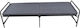 Folding Guest Bed with 5cm Mattress Single Black 190x70cm