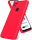 Soft Back Cover Σιλικόνης Ροζ (Poco C40)