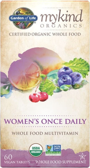 Garden Of Life Women's Once Daily Мултивитамин 60 Таблетки