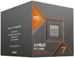 AMD Ryzen 7 8700G 4.2GHz Procesor cu 8 nuclee pentru Socket AM5 cu Casetă și Cooler