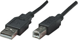 Manhattan 374507 USB 2.0 USB-A Мъжки към USB-B Мъжки 0.5м