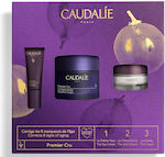 Caudalie Premier Cru Hautpflegeset für Anti-Aging & Feuchtigkeitsspendend mit Augencreme & Gesichtscreme 50ml