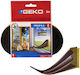 Geko Door Draft Stoppers Adhesive Tape for Window / Door in Brown Colour 0.4cm