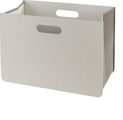 ArteLibre Suport pentru Reviste de Arhivă Piele Alb 40x30x19cm.