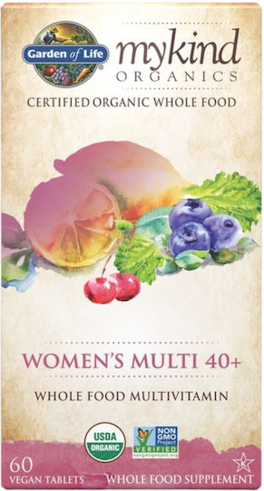 Garden Of Life Mykind Women's Multi 40+ Мултивитамин 60 Таблетки