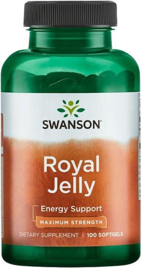 Swanson Royal Jelly Vitamin for Energy, Immune System Boost & the Hair 100 softgels