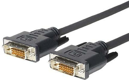 Vivolink 1.5m DVI-D male to DVI-D male Cable Black (PRODVIS1.5)